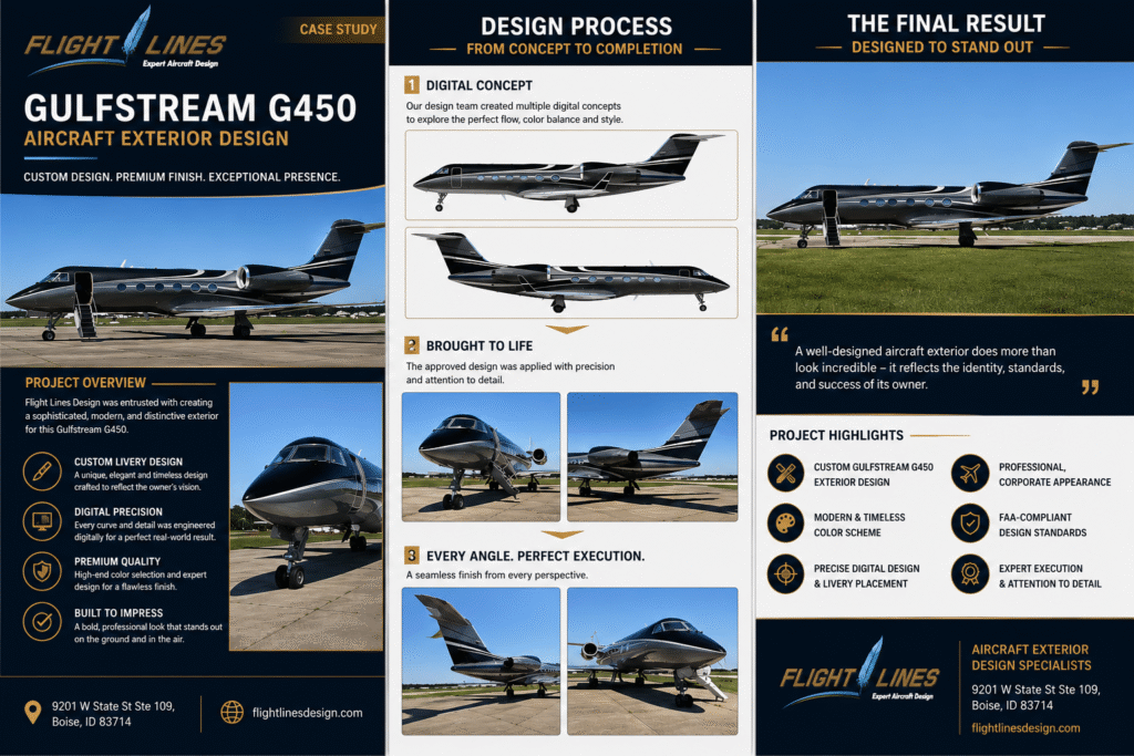 Gulfstream G450 Aircraft Exterior Design Case Study