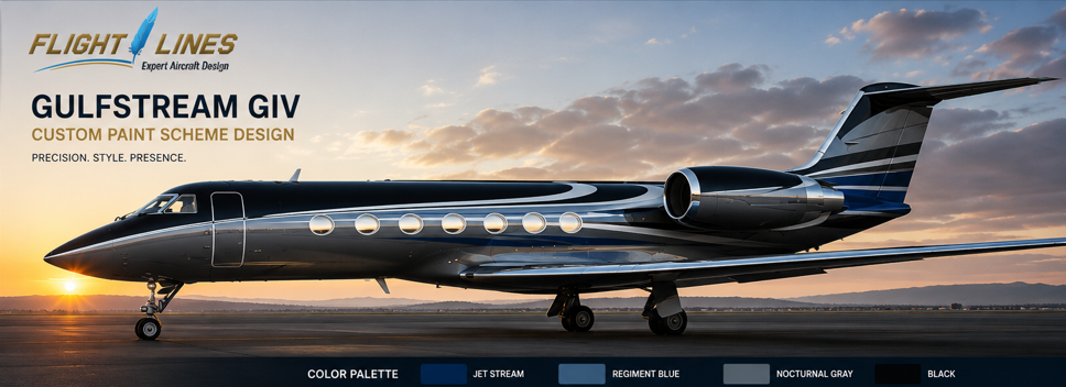 Gulfstream GIV Paint Scheme